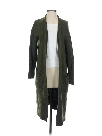 Pre-owned Banana Republic Cardigan Sweater In Green