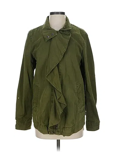 Pre-owned Banana Republic Cardigan Sweater In Green