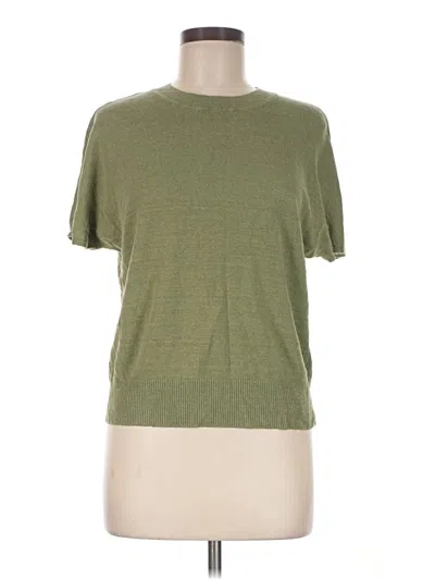 Pre-owned Banana Republic Cardigan Sweater In Green