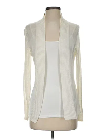 Pre-owned Banana Republic Cardigan Sweater In Ivory