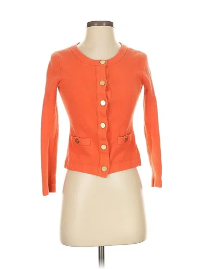 Pre-owned Banana Republic Cardigan Sweater In Orange