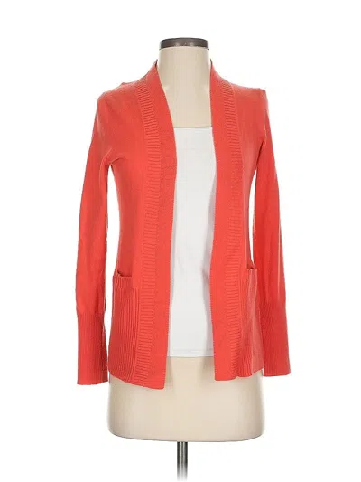 Pre-owned Banana Republic Cardigan Sweater In Orange