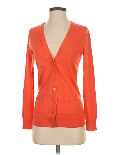 Pre-owned Banana Republic Cardigan Sweater In Orange