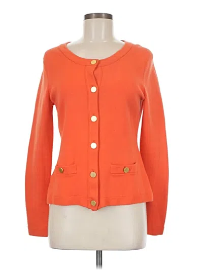 Pre-owned Banana Republic Cardigan Sweater In Orange