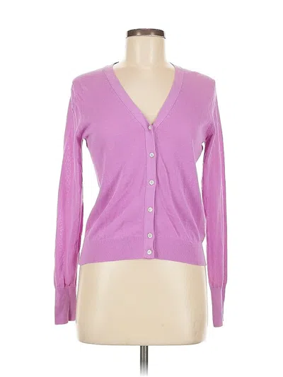 Pre-owned Banana Republic Cardigan Sweater In Purple