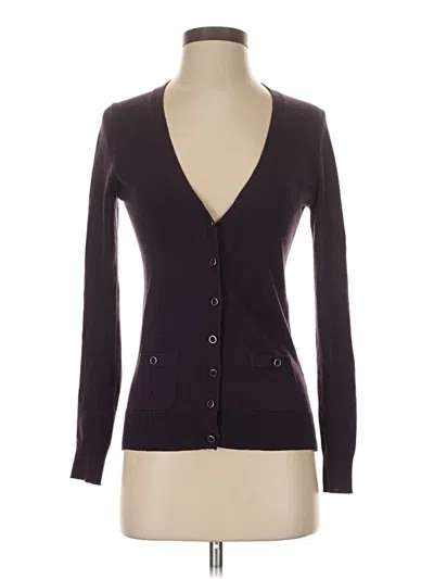 Pre-owned Banana Republic Cardigan Sweater In Purple