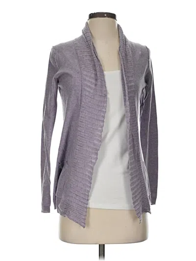 Pre-owned Banana Republic Cardigan Sweater In Purple