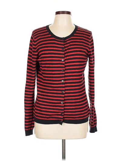 Pre-owned Banana Republic Cardigan Sweater In Red