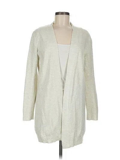 Pre-owned Banana Republic Cardigan Sweater In Silver