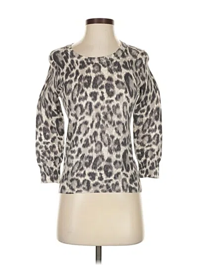 Pre-owned Banana Republic Cardigan Sweater In Silver
