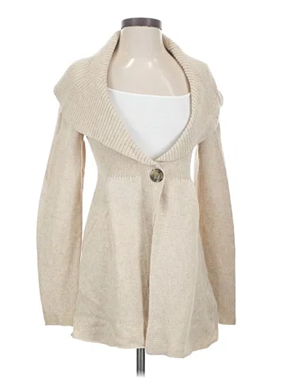 Pre-owned Banana Republic Cardigan Sweater In Tan