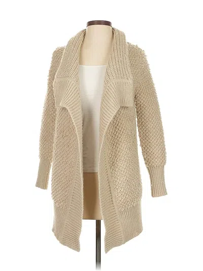 Pre-owned Banana Republic Cardigan Sweater In Tan