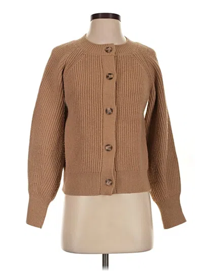 Pre-owned Banana Republic Cardigan Sweater In Tan