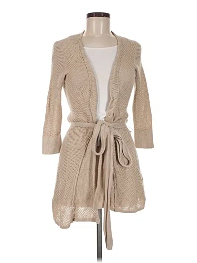 Pre-owned Banana Republic Cardigan Sweater In Tan