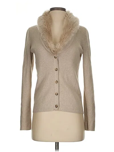 Pre-owned Banana Republic Cardigan Sweater In Tan