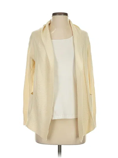 Pre-owned Banana Republic Cardigan Sweater In White