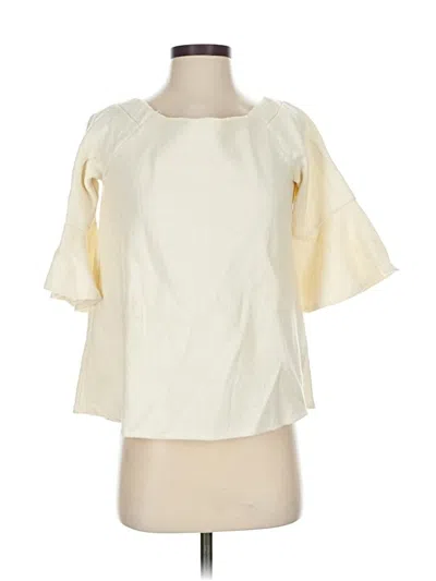 Pre-owned Banana Republic Cardigan Sweater In White