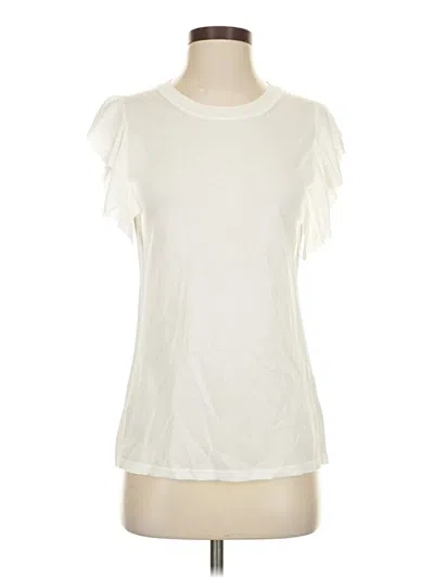 Pre-owned Banana Republic Cardigan Sweater In White