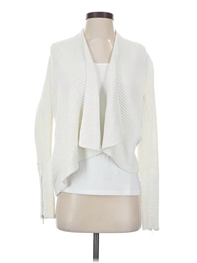Pre-owned Banana Republic Cardigan Sweater In White