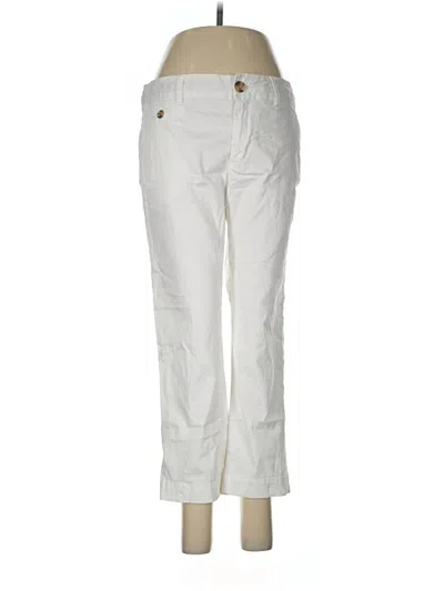 Pre-owned Banana Republic Cargo Pants In Ivory