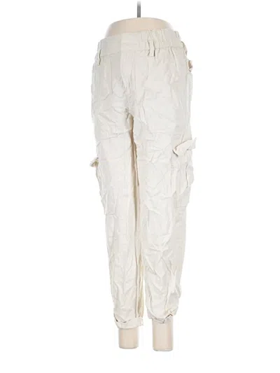 Pre-owned Banana Republic Cargo Pants In Ivory