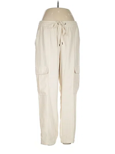 Pre-owned Banana Republic Cargo Pants In Ivory