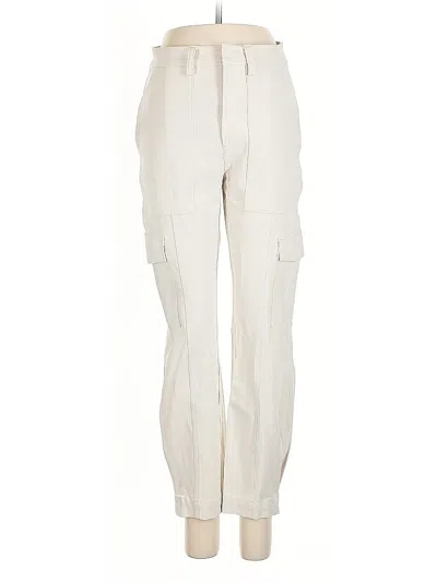 Pre-owned Banana Republic Cargo Pants In White