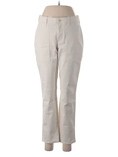 Pre-owned Banana Republic Cargo Pants In White