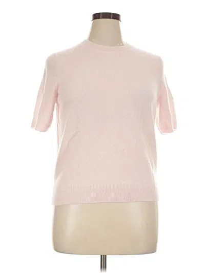 Banana Republic Cashmere Pullover Sweater In Pink
