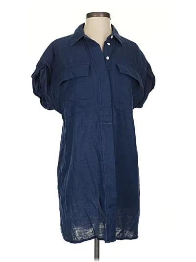 Pre-owned Banana Republic Casual Dress In Blue