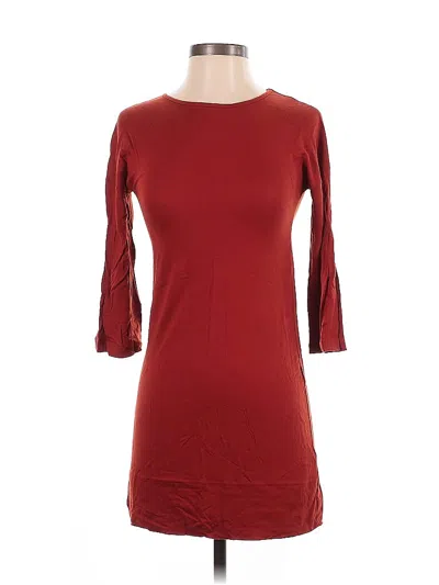 Pre-owned Banana Republic Casual Dress In Burgundy