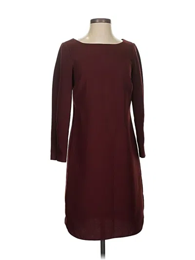 Pre-owned Banana Republic Casual Dress In Burgundy