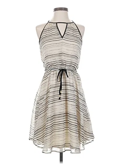 Pre-owned Banana Republic Casual Dress In Gray
