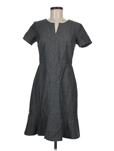 Pre-owned Banana Republic Casual Dress In Gray