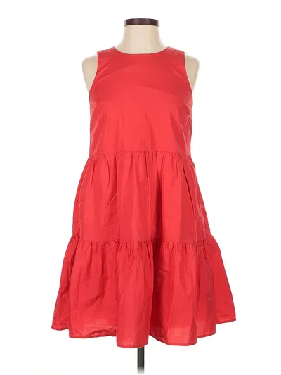Pre-owned Banana Republic Casual Dress In Red