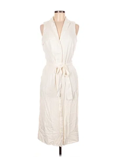 Pre-owned Banana Republic Casual Dress In White