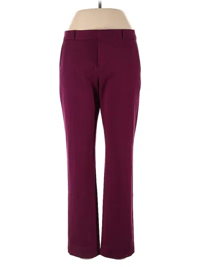 Pre-owned Banana Republic Casual Pants In Burgundy