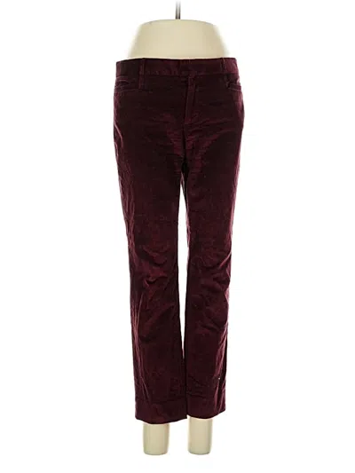 Pre-owned Banana Republic Casual Pants In Burgundy