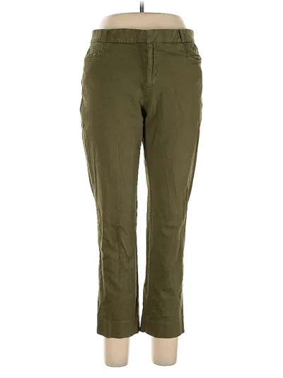 Pre-owned Banana Republic Casual Pants In Green