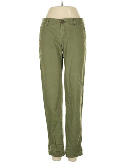 Pre-owned Banana Republic Casual Pants In Green