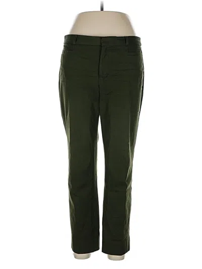 Pre-owned Banana Republic Casual Pants In Green