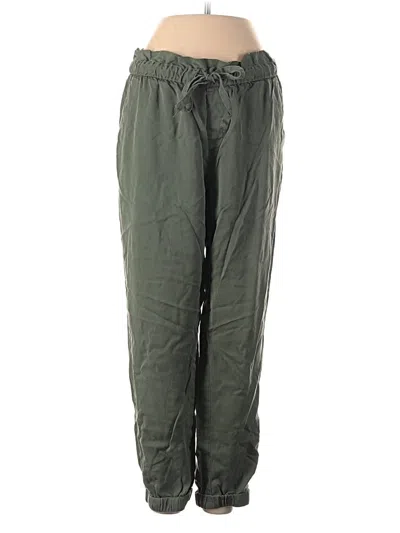 Pre-owned Banana Republic Casual Pants In Green