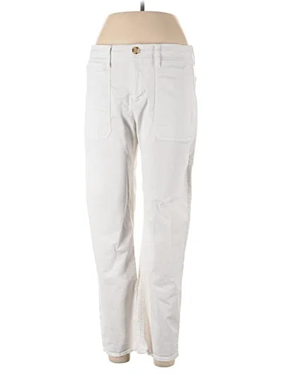 Pre-owned Banana Republic Casual Pants In White
