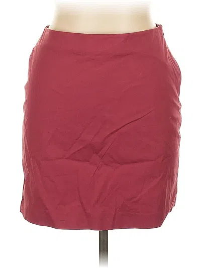 Pre-owned Banana Republic Casual Skirt In Burgundy