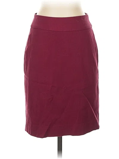 Pre-owned Banana Republic Casual Skirt In Burgundy
