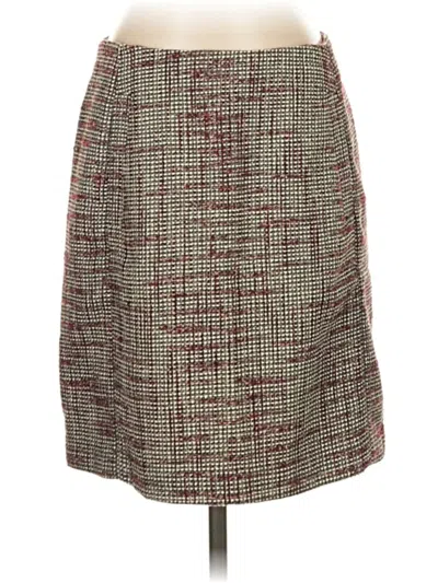 Pre-owned Banana Republic Casual Skirt In Burgundy