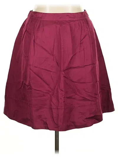 Pre-owned Banana Republic Casual Skirt In Burgundy