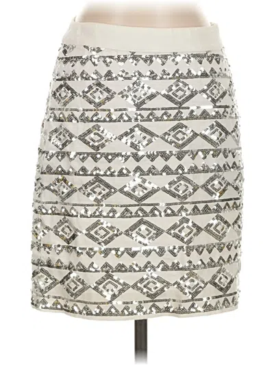 Pre-owned Banana Republic Casual Skirt In Silver