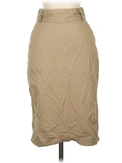 Pre-owned Banana Republic Casual Skirt In Tan