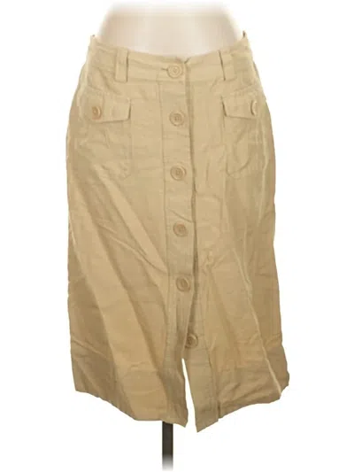 Pre-owned Banana Republic Casual Skirt In Tan